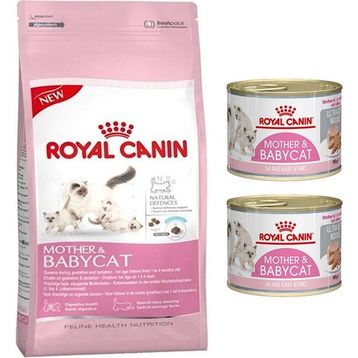 Royal Canin Mother&Baby Yavru 2 kg Kedi Maması + 2x195 gr Konserve Yavru Kedi Maması