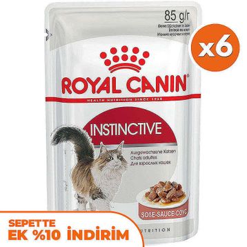 Royal Canin Pouch Gravy Instinctive Yaş 6x85 gr Kedi Maması