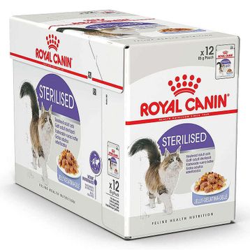 Royal Canin Pouch Jelly Sterilised Kısırlaştırılmış 12x85 gr Yaş Kedi Maması