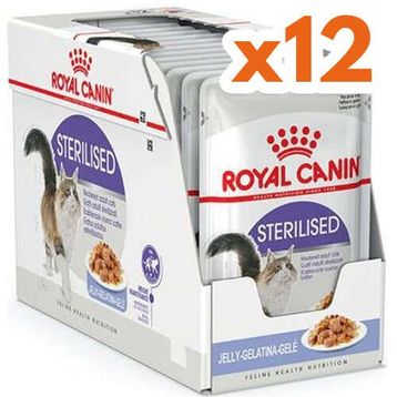 Royal Canin Pouch Jelly Sterilised Kısırlaştırılmış 12x85 gr Yaş Kedi Maması