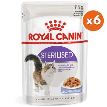 Royal Canin Pouch Jelly Sterilised Kısırlaştırılmış 6x85 gr Yaş Kedi Maması