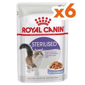 Royal Canin Pouch Jelly Sterilised Kısırlaştırılmış 6x85 gr Yaş Kedi Maması
