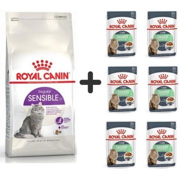 Royal Canin Sensible 33 4 kg Kuru Kedi Maması + 6 Adet Yaş Mama