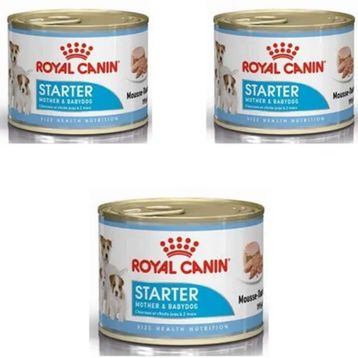 Royal Canin Starter Mousse 3x195 gr Anne ve Yavruları İçin Köpek Konservesi