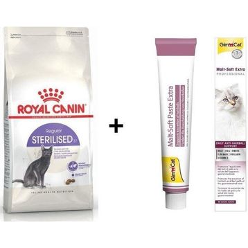 Royal Canin Sterilised 10 kg Kısır Kedi Maması + Gimcat 100 gr Malt