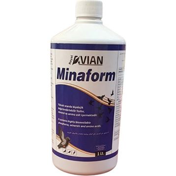 Royal Minaform 1 lt Kafes Kuşlarında Kabuk ve Fosfor Desteği