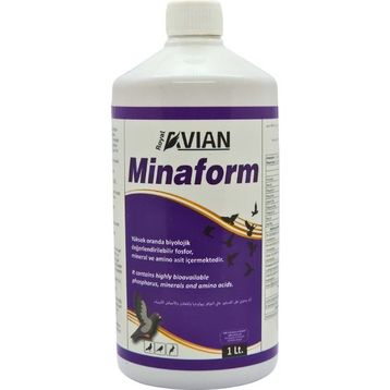 Royal Minaform 1 lt Kafes Kuşlarında Kabuk ve Fosfor Desteği