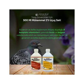 Royal Pigeotonic Pigeorex 2'li 500 ml Tamamlayıcı Yem Seti