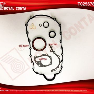 Royal T025678 R19 1.6 İe-Clio-Megane K7J-K7M Alt Takım Contası