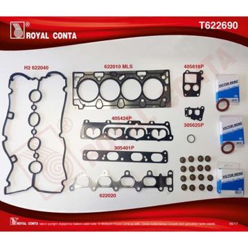 Royal T622690 Keçeli Üst Takım Contası