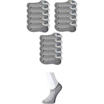 Royaleks 15 Çift Gri Erkek Görünmez Çorap