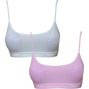 Royaleks 2 Adet Pedli İp Askılı Pembe Büstiyer