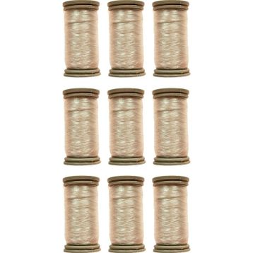 Royaleks 200 mt 9 Adet Şeffaf Boncuk Hayalet Düğme İpi