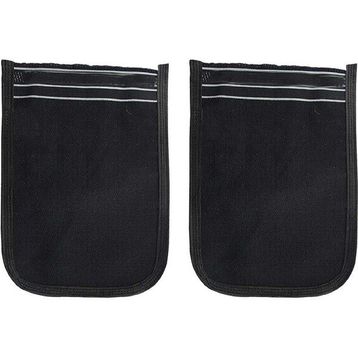 Royaleks 25x17 cm 2 Adet Osmanlı Kalın Siyah Banyo Hamam Kesesi