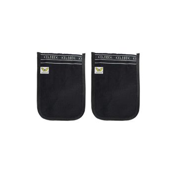 Royaleks 25x17 cm 2 Adet Osmanlı Kalın Siyah Banyo Hamam Kesesi