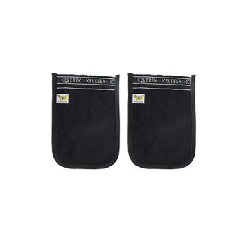 Royaleks 25x17 cm 2 Adet Osmanlı Kalın Siyah Banyo Hamam Kesesi