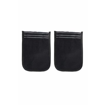 Royaleks 25x17 cm 2 Adet Osmanlı Kalın Siyah Banyo Hamam Kesesi