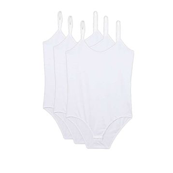 Royaleks 3 Adet İp Askılı Beyaz Kadın Çıtçıtlı Body