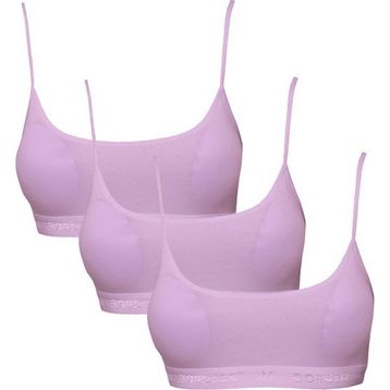 Royaleks 3 Adet Pedli İp Askılı Pembe Büstiyer