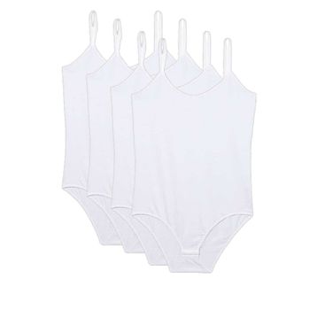 Royaleks 4 Adet İp Askılı Beyaz Kadın Çıtçıtlı Body