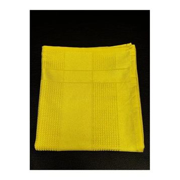 Royaleks 42x68 cm Sarı Dekoratif Cam Bezi