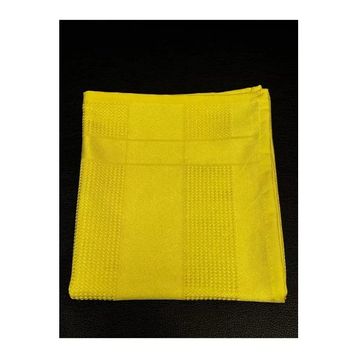 Royaleks 42x68 cm Sarı Dekoratif Cam Bezi