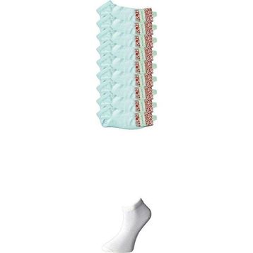 Royaleks 9 Çift Beyaz Kadın Bilek Çorap
