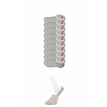 Royaleks 9 Çift Gri Erkek Babet Çorap