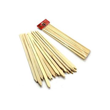 Royaleks Bambu Ahşap 30 cm 25 Adet Yassı Çöp Kebap Şişi
