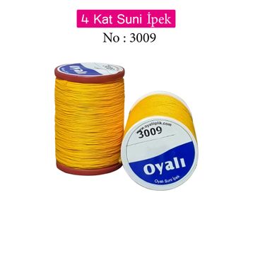 Royaleks No: 3009 Oyalı 4 Kat Suni İpek İğne Oyası Boncuk İpi