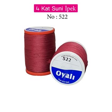 Royaleks No: 522 Oyalı 4 Kat Suni İpek İğne Oyası Boncuk İpi