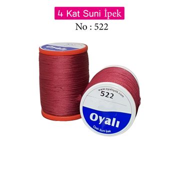 Royaleks No: 522 Oyalı 4 Kat Suni İpek İğne Oyası Boncuk İpi