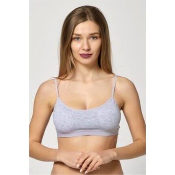 Royaleks Pedli İp Askılı Gri Büstiyer
