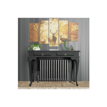 Roys Ahşap 100 cm Siyah Petek Üstü Yüksek Dresuar