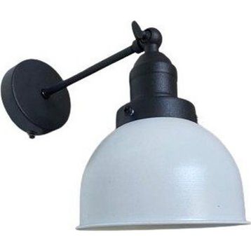 Rsylight Retro Metal Dekoratif Akrobatik Rustik Siyah Beyaz Mafsallı Duvar Aplik