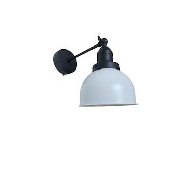 Rsylight Retro Metal Dekoratif Akrobatik Rustik Siyah Beyaz Mafsallı Duvar Aplik