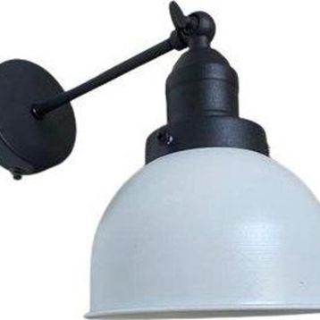 Rsylight Retro Metal Dekoratif Akrobatik Rustik Siyah Beyaz Mafsallı Duvar Aplik