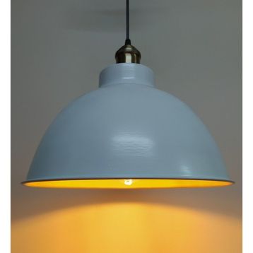 Rsylight Retro Metal Sarkıt Rustik Tekli Sarkıt Siyah İçi Beyaz Cafe Mutfak Aydınlatma Avize