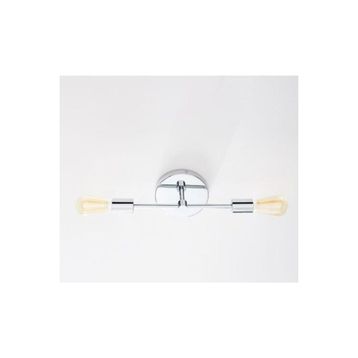 Rsylight Retro Modern Krom 2'li Tavan Plofyoner Rustik Avize