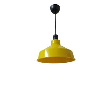 Rsylight RYS001187 30 cm Retro Metal Sarı Dekoratif Tekli Sarkıt Avize