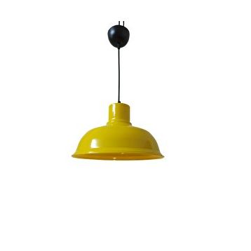 Rsylight RYS001187 30 cm Retro Metal Sarı Dekoratif Tekli Sarkıt Avize