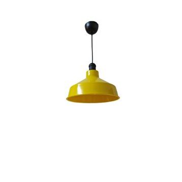 Rsylight RYS001187 30 cm Retro Metal Sarı Dekoratif Tekli Sarkıt Avize