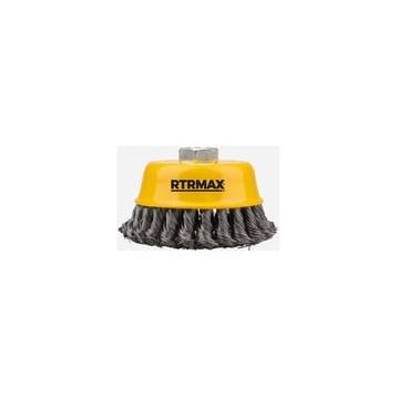 RTRMAX 100 mm Burgulu Çanak Fırça
