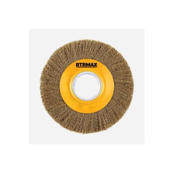 RTRMAX 125 mm Saçaklı Daire Tel Fırça