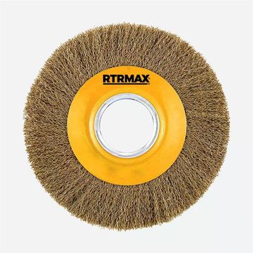 RTRMAX 175 mm Saçaklı Daire Tel Fırça