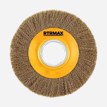RTRMAX 200 mm Saçaklı Daire Tel Fırça