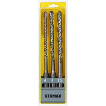 RTRMAX RBS003 Sds Plus 3'lü Matkap Uç Seti