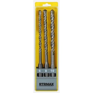 RTRMAX RBS003 Sds Plus 3'lü Matkap Uç Seti