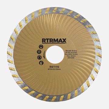 RTRMAX RET180 Turbo Kanallı Elmas Testere