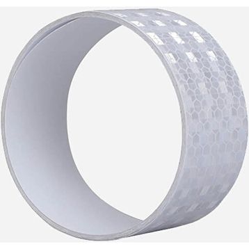 RTRMAX RNU0602 Beyaz 35 mm x 1.5 mt Reflektif Şerit İkaz Bandı